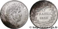FRANKREICH 5 francs IIe type Domard LUDWIG PHILIPP I Strasbourg 1838 (37mm, 25,02g, 6h) -