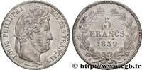 FRANKREICH 5 francs, IIe type Domard LUDWIG PHILIPP I Paris 1839 (37mm, 24,86g, h) -