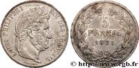FRANKREICH 5 francs IIe type Domard LUDWIG PHILIPP I Lille 1839 (37mm, 24,85g, 6h) -