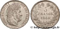 FRANKREICH 5 francs IIe type Domard LUDWIG PHILIPP I Strasbourg 1840 (37mm, 24,97g, 6h) -