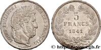 FRANKREICH 5 francs IIe type Domard LUDWIG PHILIPP I Rouen 1841 (37mm, 24,90g, 6h) -