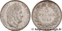 FRANKREICH 5 francs IIe type Domard LUDWIG PHILIPP I Rouen 1842 (37mm, 24,97g, 6h) -