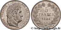 FRANKREICH 5 francs, IIIe type Domard LUDWIG PHILIPP I Lille 1844 (37mm, 24,91g, 6h) -