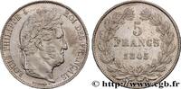 FRANKREICH 5 francs IIIe type Domard LUDWIG PHILIPP I Strasbourg 1845 (37mm, 25,02g, 6h) -