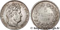 FRANKREICH 5 francs IIe type Domard LUDWIG PHILIPP I Bayonne 1833 (37mm, 24,69g, 6h) -