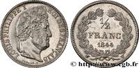 FRANKREICH 1/2 franc Louis-Philippe LUDWIG PHILIPP I Lille 1844 (18mm, 2,51g, 6h) -