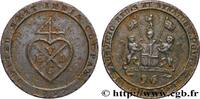 BRITISCH-INDIENS - BRITISCHEN-OSTINDIEN-KOMPANIE 1/2 Dub (1/96 Rupee) BRITISCH-INDIENS - BRITISCHEN-OSTINDIEN-KOMPANIE - PRÄSIDENTSCHAFT MADRAS Soho 1797 (24,5mm, 6,74g, 6h) -