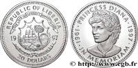 20 Dollars Proof armes / Princesse Diana LIBERIA 1997 (38,6mm, 31,36g, 12h) ST