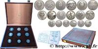 GRIECHENLAND Coffret 9 monnaies Jeux Pan-Européens GRIECHENLAND 1981-1982 (mm, 147,3g, 12h) -