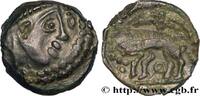 FRANKREICH Bronze au sanglier enseigne GALLIEN - AULERCI EBUROVICES (Region die Évreux) Évreux (27) c.60-50 AC. (15,5mm, 2,59g, 6h) -