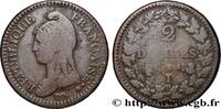 FRANKREICH 2 décimes Dupré DIREKTORIUM Limoges 1796 (31mm, 18,41g, 6h) -
