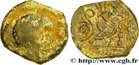 FRANKREICH Bronze PIXTILOS classe V à la “déesse assise” GALLIEN - CARNUTES (Region die Beauce) Chartres (28) c. 40-30 AC. (14,5mm, 3,51g, 6h) -