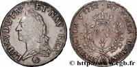 FRANKREICH Écu aux branches d’olivier, buste lauré LOUIS XV THE WELL-BELOVED Perpignan 1772 (41,5mm, 28,39g, 6h) -