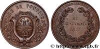 FRANKREICH Médaille, Société d’agriculture et d’horticulture SOCIÉTÉS D'AGRICULTURE, HORTICULTURE, PÊCHE ET CHASSE 1871 (41mm, 33,28g, 12h) -