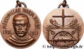 FRANKREICH Médaille, Le père Kolbe PERSONNAGES Monnaie de Paris 1973 (30mm, 13,03g, 12h) -