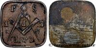 FRANKREICH Médaille, CTLFESJ FRANC - MAÇONNERIE n.d. (30,5mm, 14,37g, 12h) -