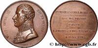 FRANKREICH Médaille, Visite du roi de Prusse à la Monnaie des PERSONNAGES 1814 (40,5mm, 38,04g, 12h) -