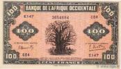 FRENCH WEST AFRICA 100 Francs 1942 fST+