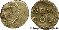 Obole NEM COL NEMAUSUS - NISMES c. 40 AC. (11mm, 0,37g, 6h )