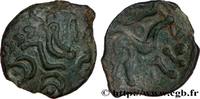 Bronze au cheval, dérivé de types belges GALLIA - AULERCI EBUROVICES (Area of Évreux) c.60-50 AC. (15mm, 1,44g, 2h )