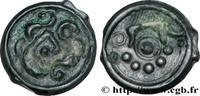 FRANKREICH Potin au sanglier, au torque et aux globules GALLIEN - BELGICA - SUESSIONES (Region die Soissons) c. 60-30 AC. (17,5mm, 3,14g, 7h) -