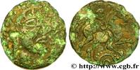 FRANKREICH Bronze au cheval GALLIEN - BELGICA - AMBIANI (Region die Amiens) Amiens (80) c. 60-50 AC. (14mm, 1,34g, 9h) -
