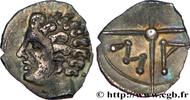 Obole MA, tête à gauche NEMAUSUS - NISMES c. 125-75 AC. (10,5mm, 0,42g, 6h )