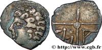 Obole MA, tête à gauche NEMAUSUS - NISMES c. 125-75 AC. (9mm, 0,39g, 5h )