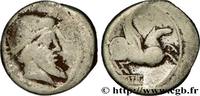 THE REPUBLIC (280 BC to 27 BC) Denier TITIA 90 AC. (17mm, 3,58g, 6h )