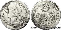 FRANKREICH Vingtième d'écu aux branches d’olivier, tête ceint LOUIS XV THE WELL-BELOVED Paris 1756 (17,2mm, 1,30g, 6h) -