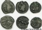 Lot de 3 potins “à la tête diabolique” TURONES (Area of Touraine) c. 80-50 AC. (mm, g, h )