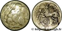 Hémistatère à la rouelle, BN. 10198-1019 GALLIA - CALETI (Area of Pays de Caux) Ier siècle avant J.-C. (16,5mm, 3,32g, 1h