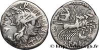 THE REPUBLIC (280 BC to 27 BC) Denier FABIA 124 AC. (18,5mm, 3,73g, 12h )