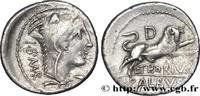 THE REPUBLIC (280 BC to 27 BC) Denier THORIA 105 AC. (20mm, 3,98g, 7h )