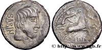 THE REPUBLIC (280 BC to 27 BC) Denier TITURIA 89 AC. (19mm, 3,49g, 7h )