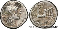 THE REPUBLIC (280 BC to 27 BC) Denier MAENIA 132 AC. (19,5mm, 3,82g, 3h )