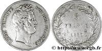 FRANKREICH 5 francs type Tiolier sans le I, tranche en creux LUDWIG PHILIPP I Paris 1830 (37mm, 25g, 6h) -