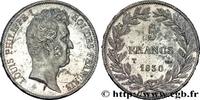 FRANKREICH 5 francs type Tiolier avec le I, tranche en creux LUDWIG PHILIPP I Nantes 1830 (37mm, 24,89g, 6h) -