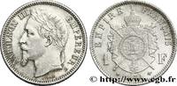 FRANKREICH 1 franc Napoléon III, tête laurée ZWEITES KAISERREICH Strasbourg 1870 (23,01mm, 5,01g, 6h) -
