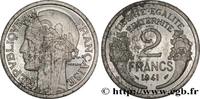FRANKREICH Essai de 2 francs Morlon, aluminium, poids très lo ETAT FRANÇAIS Paris 1941 (27,03mm, 3,02g, 6h) -