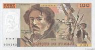 FRANKREICH 100 Francs DELACROIX imprimé en continu FRANKREICH 100 Francs DELACROIX imprimé en continu 1993 fST -