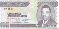BURUNDI 100 Francs BURUNDI 100 Francs 2001 ST -