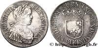 FRANKREICH Écu, portrait à la mèche longue LOUIS XIV THE SUN KING Bordeaux 1648 (39,5mm, 27,35g, 6h) -