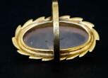 Vintage 18k Gold Ring With Rose Quartz
