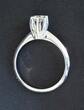 0.3 Carat Diamond Solitaire White Gold Ring
