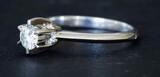0.3 Carat Diamond Solitaire White Gold Ring