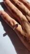 Gold Ring With Ruby And Diamonds