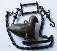 Mughal Hanging Oil Lamp In The Shape Of A Bird.
