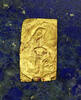  Gold Plaque: Horus On A Column. Ancient Egypt   