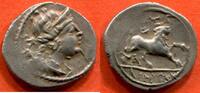 Antike Münzen DRACHME MARSEILLE PÉRIODE HELLENISTIQUE 225-49 AV J-C EN ARGENT A/ TÊTE D'ARTEMIS A DROITE LAURÉE R/ LION BONDISSANT A DROITE MAZZA AI -